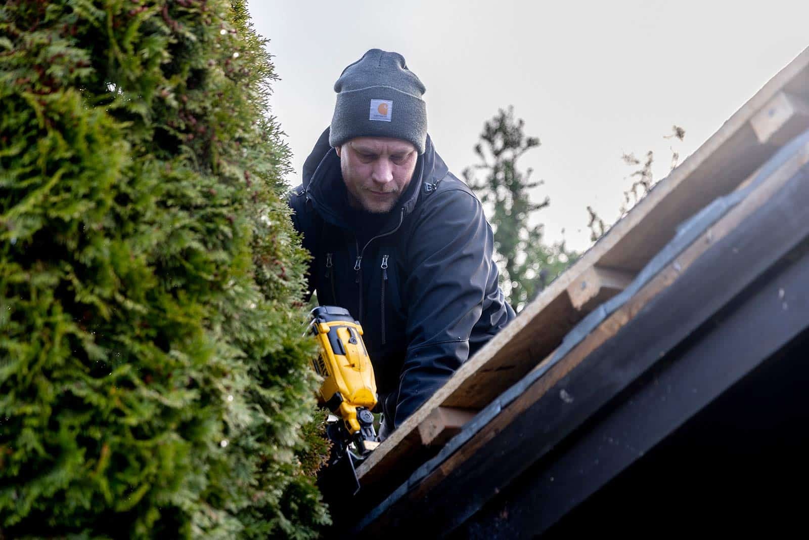 Professionel tagdækning af erfaren tagdækker
