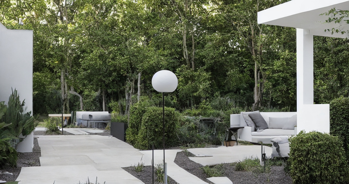 Få et unikt udendørs look med Nordlux's havelamper i minimalistisk design