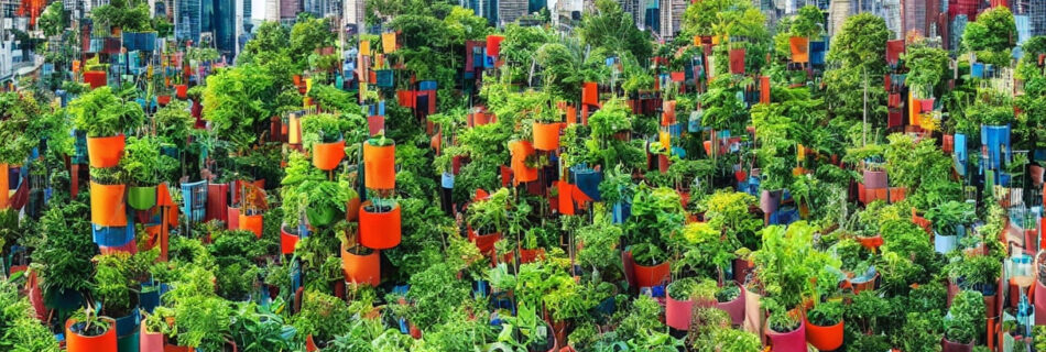 Plantesække på rejse: Hvordan de revolutionerer vertikal havebrug i byerne