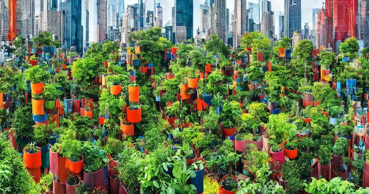 Plantesække på rejse: Hvordan de revolutionerer vertikal havebrug i byerne